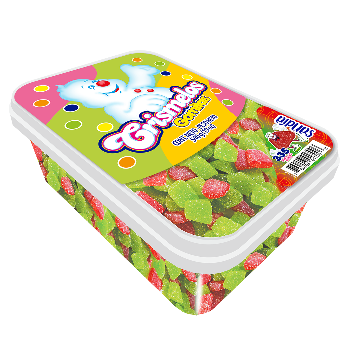 CRISMELO GOMAS SANDIA TAPER - 335 UND