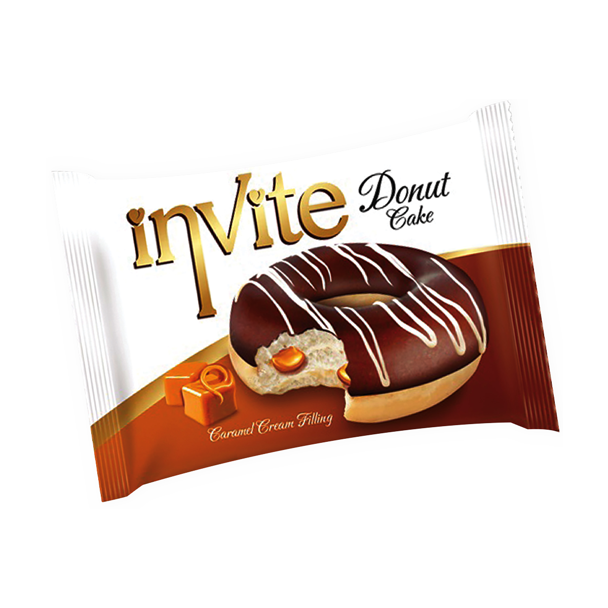 DONUT CAKE INVITE CHOCOLATE