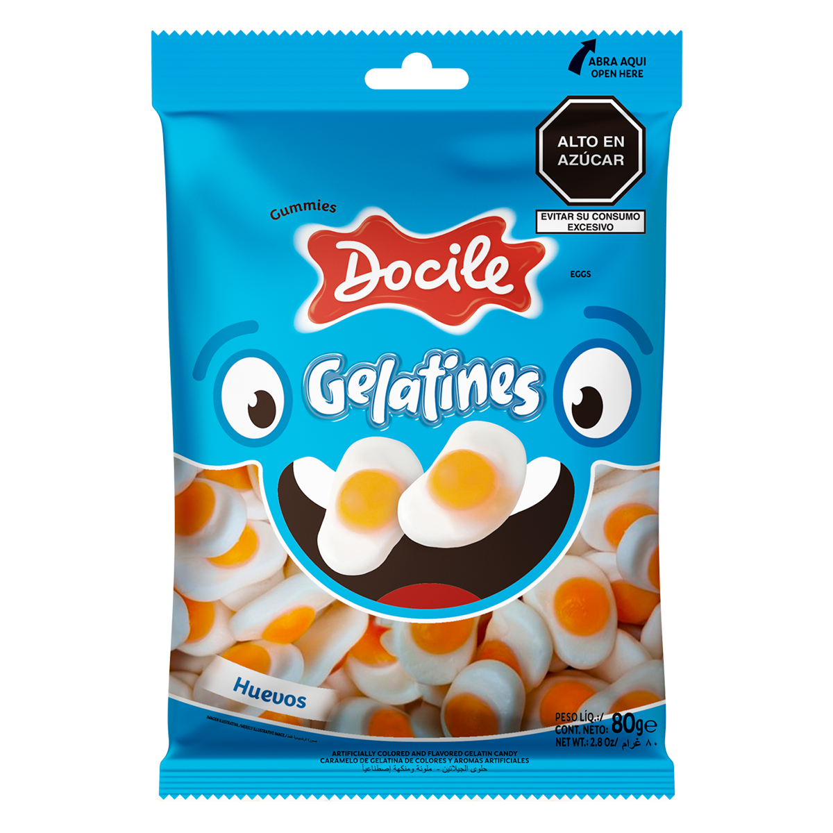 GELATINES HUEVO FRITO - 80 g
