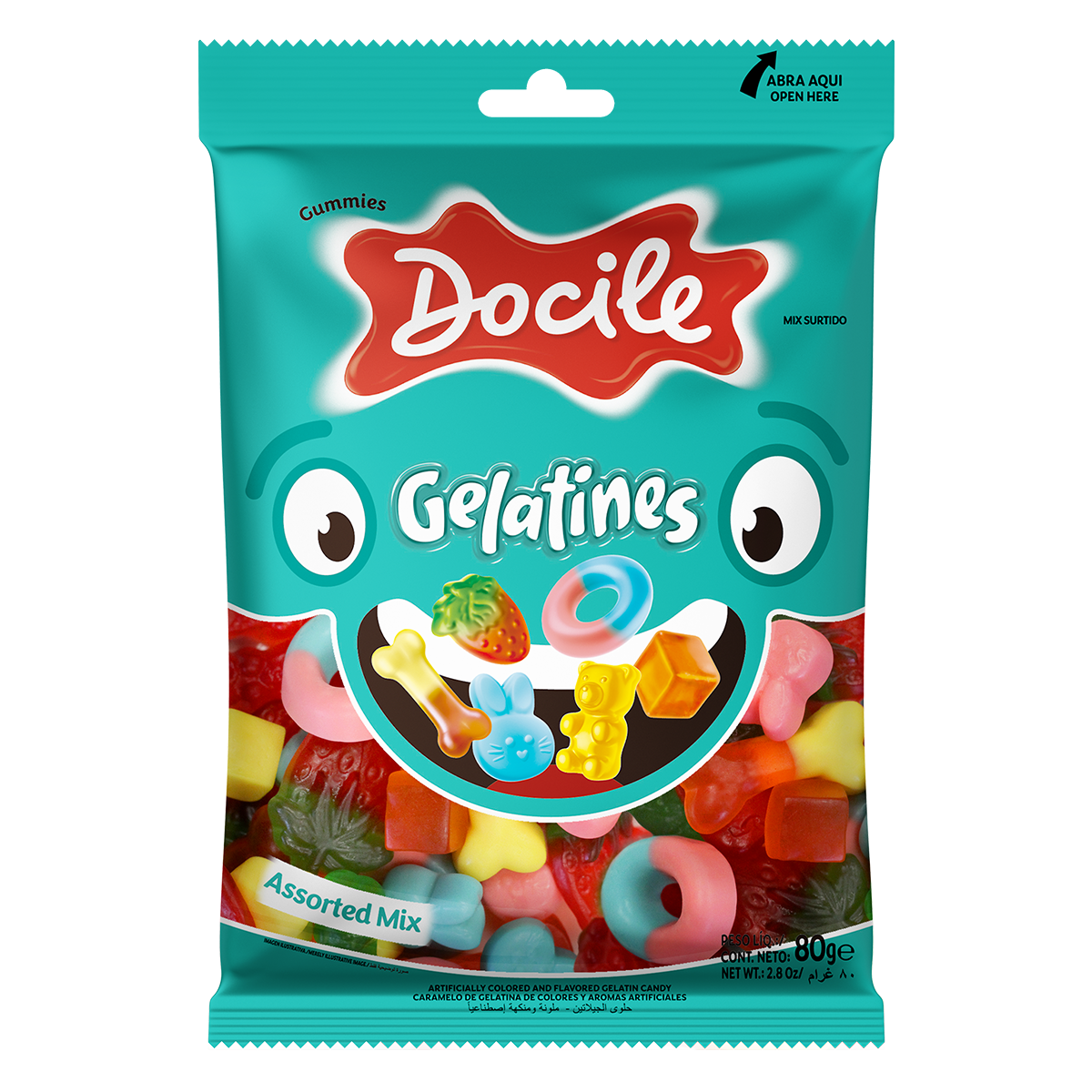 GELATINES MIX DIVERTIDO - 80 g