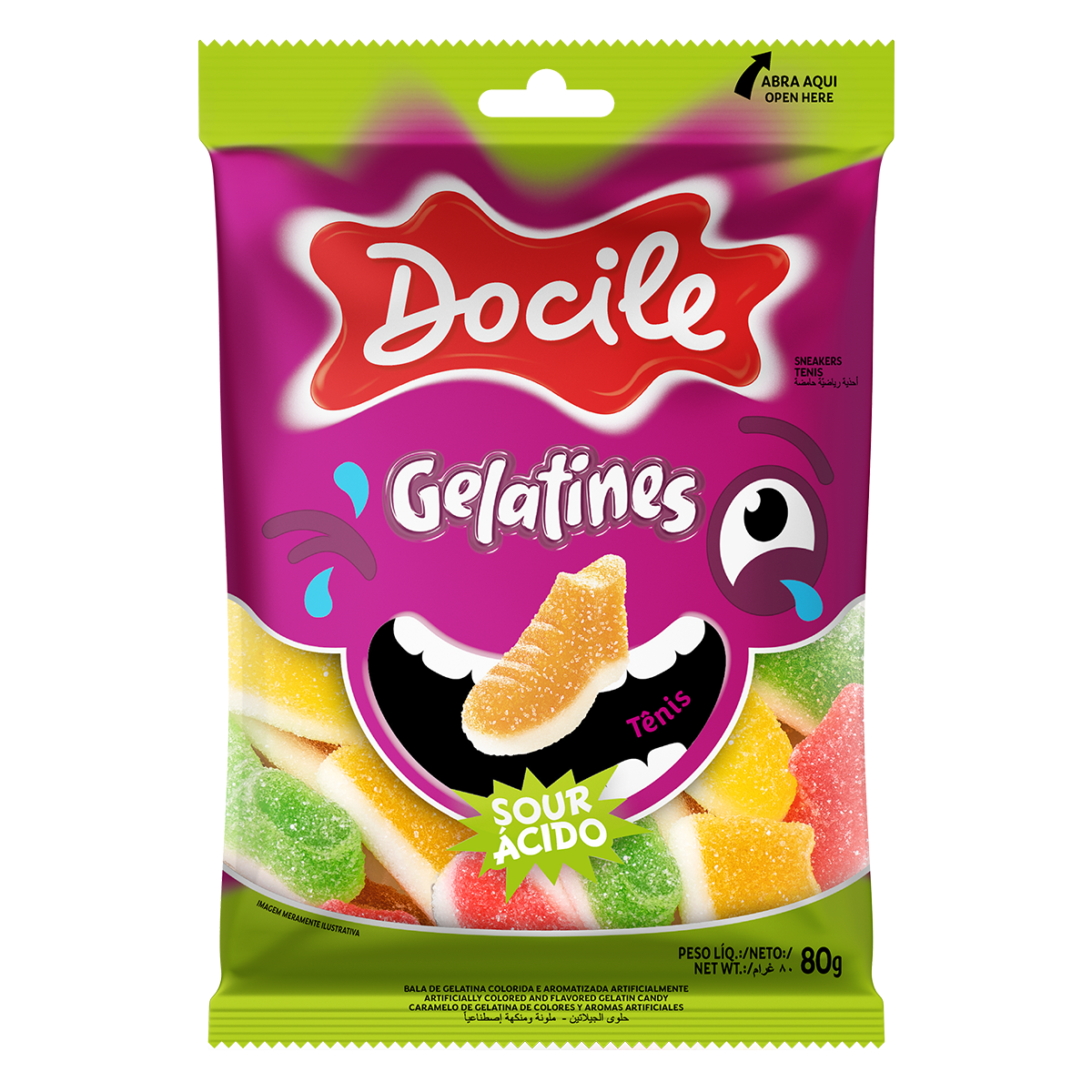 GELATINES TENIS - 80 g