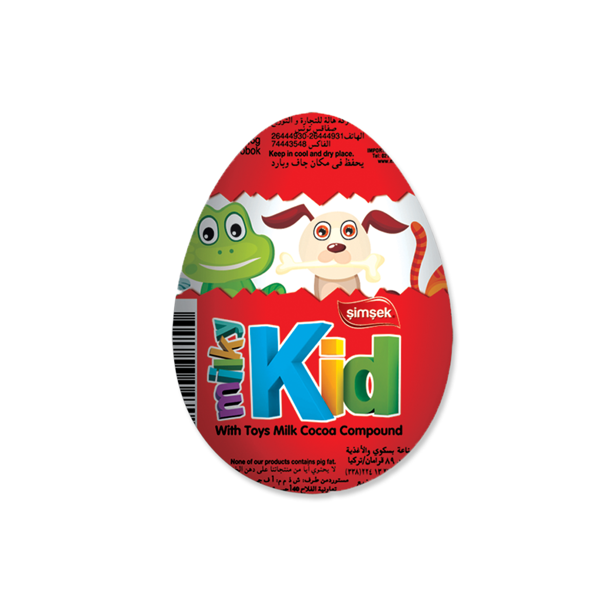 HUEVO SORPRESA MILKY KID