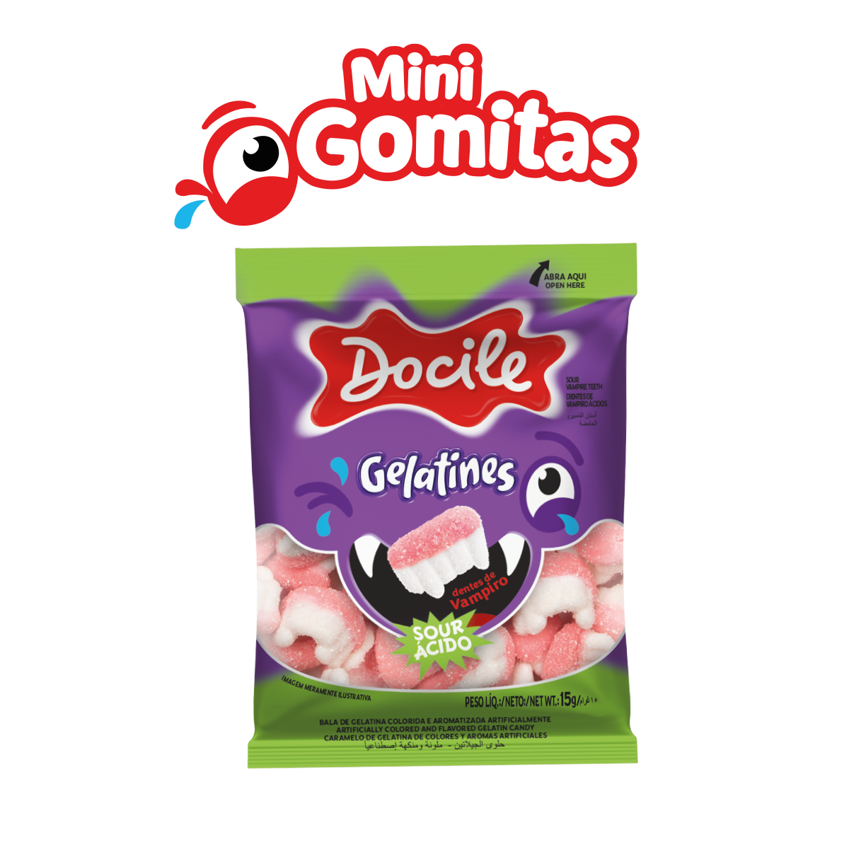 MINI GOMITAS DIENTES DE VAMPIRO