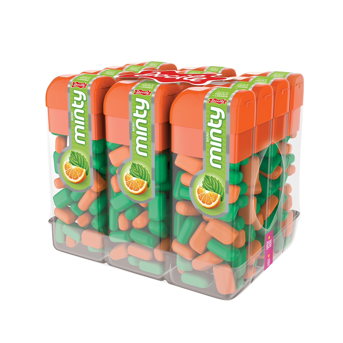 MINI MINTY MENTA Y NARANJA